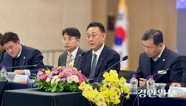 여주시 간담회 발언 모습 (경인일보)